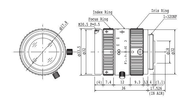 M2514-MP2 2/3" Megapixel Lens